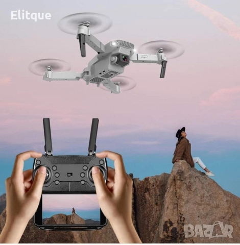 Дрон, 4k HD двойна камера, снимка 5 - Дронове и аксесоари - 52800139