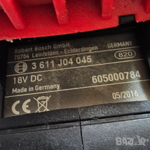Bosch GBH 18V EC + 3ah + зарядно, снимка 4 - Перфоратори - 53305770