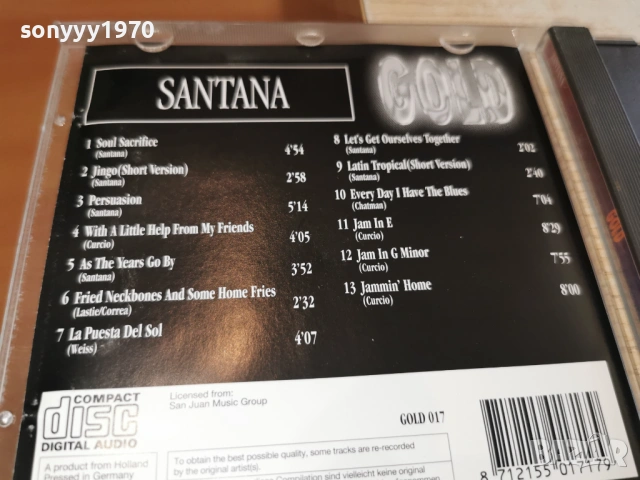 SANTANA CD-ВНОС GERMANY 1003261128H2E6R, снимка 3 - CD дискове - 53778996
