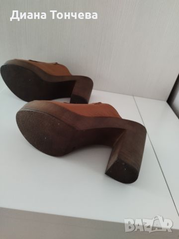 дамски чехли от естествена кожа, снимка 3 - Чехли - 45303545