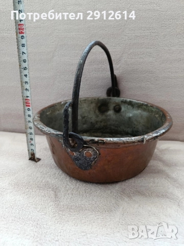 Старо медни канче, снимка 8 - Антикварни и старинни предмети - 51577563