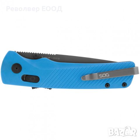 Сгъваем нож SOG Flash AT, в цвят Civic Cyan - 8,76 см, снимка 6 - Ножове - 45268231