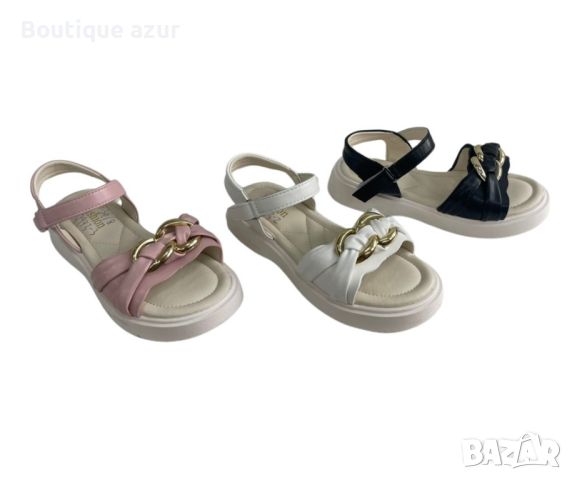 Детски летни сандали за момиче с катарама в предната част, снимка 5 - Детски сандали и чехли - 45239004