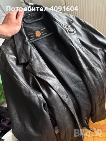Кожено яке , снимка 3 - Якета - 54084115