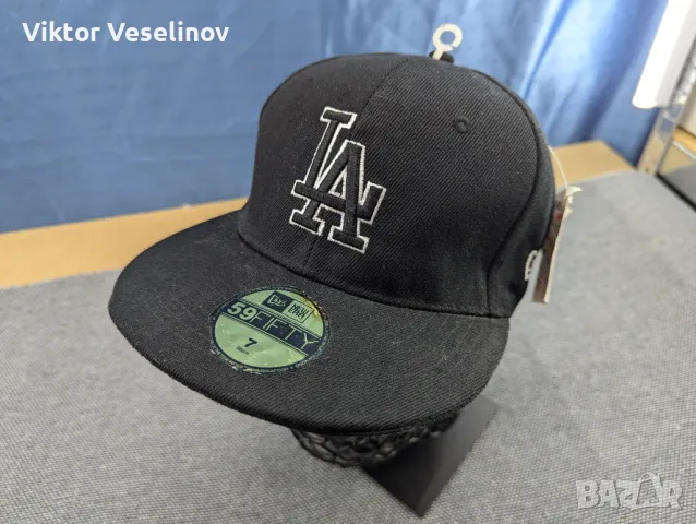 Нова LA Dodgers New Era Snapback Cap Размер 7 Шапка с Козирка MLB, снимка 2 - Шапки - 49639851