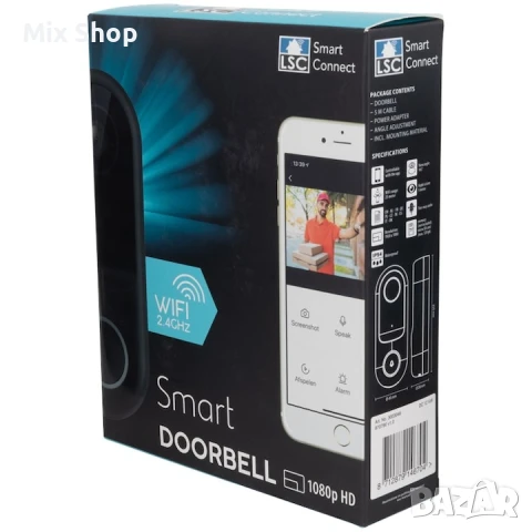 Чисто Нов Смарт звънец с вградена камера, снимка 3 - Друга електроника - 51264904