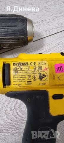 Винтоверт Dewalt DCD 710 10.8v, снимка 2 - Винтоверти - 46478289