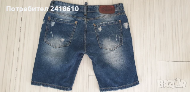 Dsquared2 Italy Short Jeans Mens Size 32 ОРИГИНАЛ! Мъжки Къси Дънкови Панталони!, снимка 9 - Къси панталони - 51205181