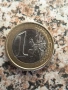 Евро монета Италия 1 евро 2010г., снимка 2