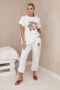 Нов дамски комплект блуза + панталон, снимка 1 - Комплекти - 45980969