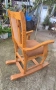 Люлеещ стол/кресло масив, снимка 3