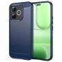 Карбонов TPU Калъф за Honor 600 Lite 5G - Четкана текстура, Антиотпечатък, 3 цвята, снимка 3