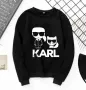 Памучни дамски блузи Balenciaga и Karl Lagerfeld - черно и бяло - 42 лв, снимка 5