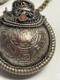 Тибетско/Непалско шишенце-медальон с мотив Гаруда – защитен амулет (сребърна сплав), снимка 6