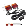 Магнитни LED стопове за ремарке и колесар, 12V, с кабел 7.5 м, снимка 2