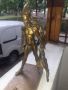 Страхотна бронзова пластика на воин фигура статуетка бронз