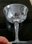 WMF Уникален антикварен комплект кристални гравирани чаши  Германия 40-те, снимка 6