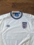  Umbro England Football Shirt Home 1999-01 - колекционерска футболна тениска Л, снимка 3