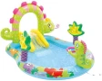 Надуваем център за игра с пързалка INTEX Игуана, 239 x 188 x 119 см, Play Center, снимка 2