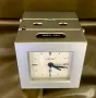 Винтидж радио часовник будилник MARKSMAN CUBE 3, снимка 4
