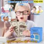 Син детски сейф с код - КОД 4356, снимка 3