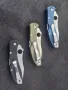 Сгъваем джобен нож Spyderco Centofante три цвята, снимка 4