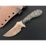 Нож Dawson Forester с острие Arizona Copper, в цвят TT Carbon fiber - 10,16 см, снимка 1 - Ножове - 45249137