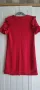 Червена рокля свободен силует, S, снимка 4
