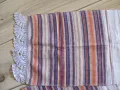 19в. кърпа, месал, ръчно тъкан кенар , дантела, 76х30см., снимка 2