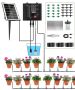 Joysing Автоматична соларна система за капково напояване, 12 режима таймер, за поливане на градина , снимка 1 - Напояване - 45669941