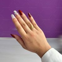 Хубав дамски златист пръстен тип змия от медицинска стомана, снимка 5 - Пръстени - 45709943