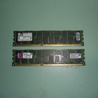 4.Ram DDR3 1066 MHz,PC3-8500,4Gb,Kingston.ECC Registered рам за сървър.Кит 2 Броя, снимка 1 - RAM памет - 45455294