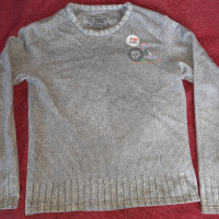 суичър с плетен пуловер модел Pull and Bear, снимка 1 - Суичъри - 44996424
