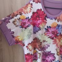 Нова Дамска блуза, къс ръкав, снимка 2 - Тениски - 45314919