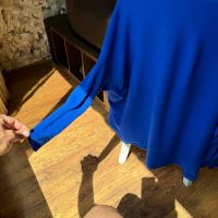 Супер естравагадна блуза с дълък ръкав синя само за 5лв., снимка 6 - Блузи с дълъг ръкав и пуловери - 45628874