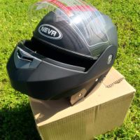 Каска за мотор шлем модуларна с визьор мотоциклетна NEVA, S,M,L,XL, снимка 8 - Аксесоари и консумативи - 44666653