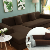 Еластичен калъф за диван "Комфорт", кафяво, снимка 2 - Други - 44977935
