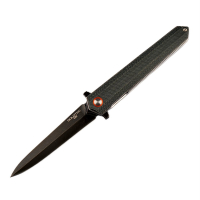 Сгъваем нож Dulotec K254-BK - дръжка от Micarta и 8Cr неръждаема стомана, снимка 1 - Ножове - 45007430