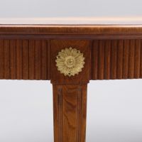 Винтидж Gustavian стил маса и 4 стола, снимка 6 - Антикварни и старинни предмети - 45462356