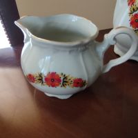 Порцеланов чайник, латиера ,захарница, снимка 6 - Сервизи - 45845218