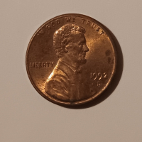 1 цент САЩ 1992 1 цент 1992 Американска монета Линкълн , снимка 2 - Нумизматика и бонистика - 44942191