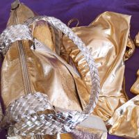 Комплект бански от три части плюс златна чанта , снимка 7 - Бански костюми - 45178312