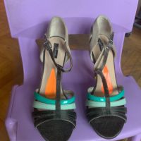 Елегантни сандали на висок ток, Diesel, размер 38, снимка 1 - Дамски елегантни обувки - 45670200
