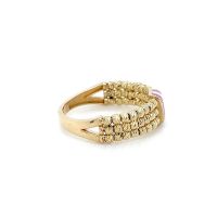 Златен дамски пръстен 3,23гр. размер:56 14кр. проба:585 модел:23147-6, снимка 2 - Пръстени - 45235299