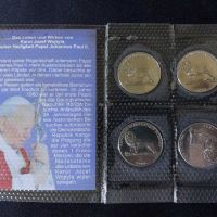 Конго 2004 - Папа Йоан Павел II - Комплектен сет от 4 монети, снимка 3 - Нумизматика и бонистика - 45495069