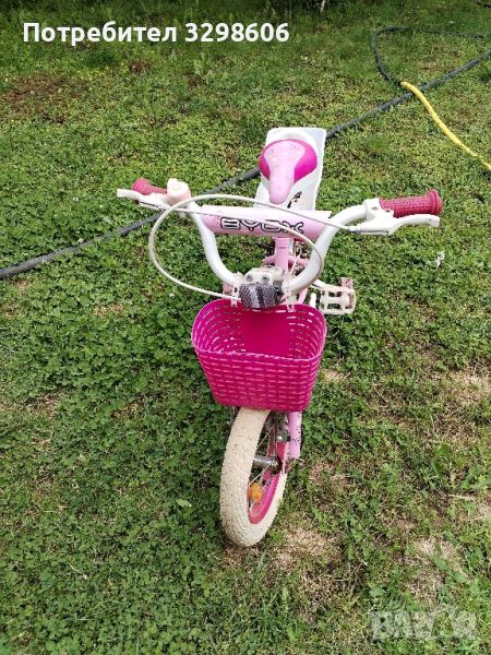 Велосипед за момиче с помощни колела , снимка 1