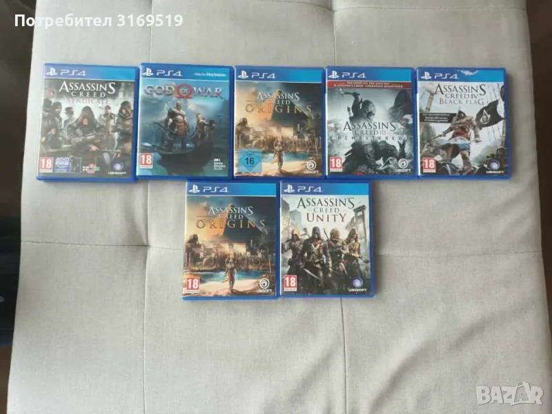 Игри за PS4 - God of war, Assassin's creed, снимка 1