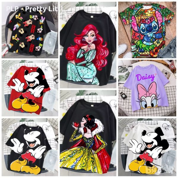 Дамски тениски Disney Mickey Minnie , снимка 1