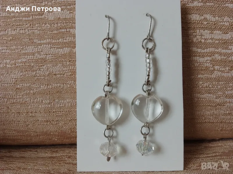Авторски модели сребърни обеци , снимка 1