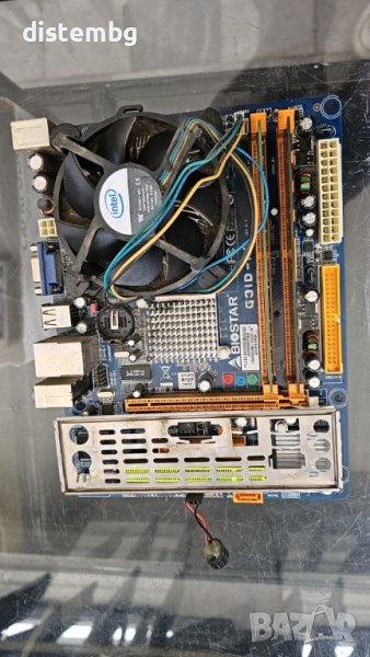 Дънна платка Biostar G31D-M7 с процесор Intel E5500, снимка 1